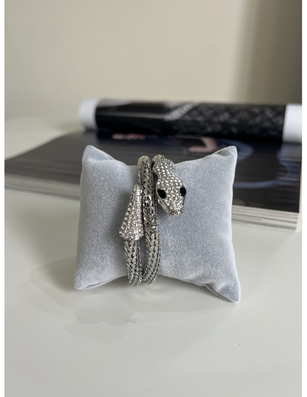 Pervin Çelik Premium Kalite Gümüş Dolama  Vip Seri Yılan Bileklik