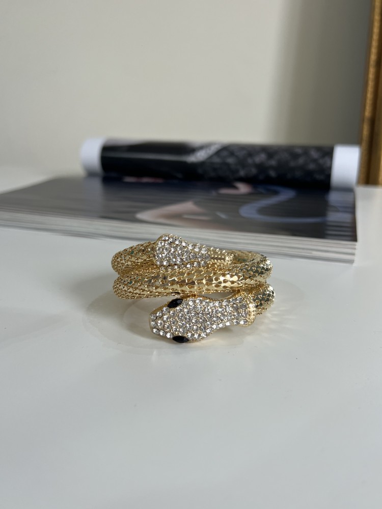 Pervin Çelik Premium Kalite Gold Dolama  Vip Seri Yılan Bileklik