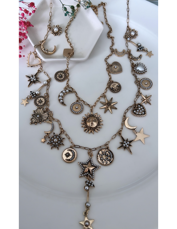 Premium Kalite ZR Çoklu Kolye