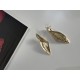 Pervin Çelik Vintage Gold Yaprak Küpe