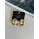 Premium Kalite Gold İnci Detaylı Küpe