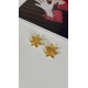 Pervin Çelik Mango Sarı Çiçek Küpe