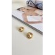 Pervin Çelik Kadın Gold İnci Detaylı Vintage Tarz Küpe