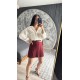 Pervin Çelik Kadın Premium Kalite  Beyaz  Oversize Gömlek