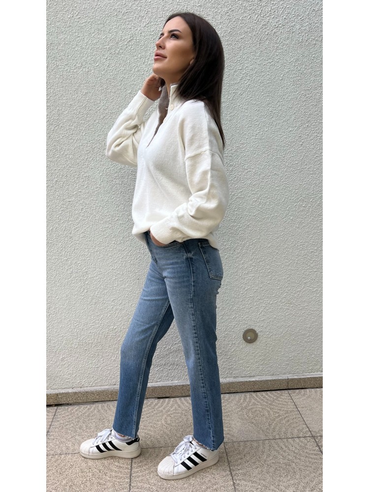 Zara Kesik Paça Jean Pantolon