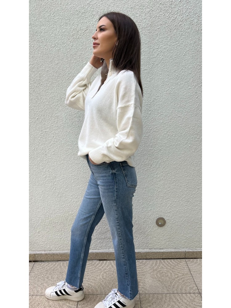 Zara Kesik Paça Jean Pantolon