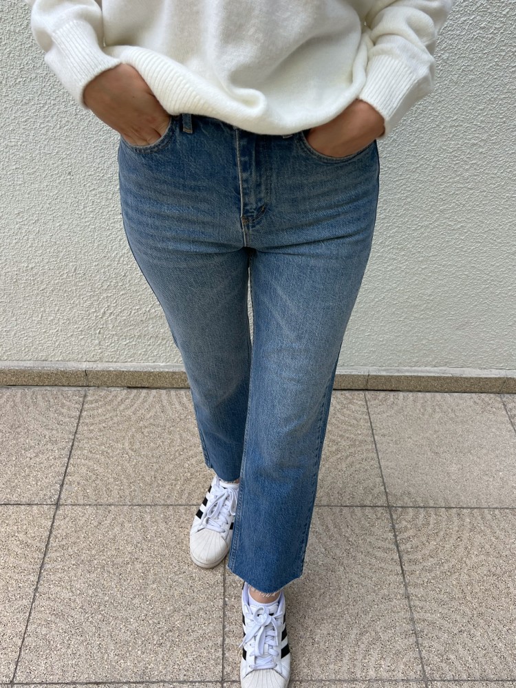 Zara Kesik Paça Jean Pantolon