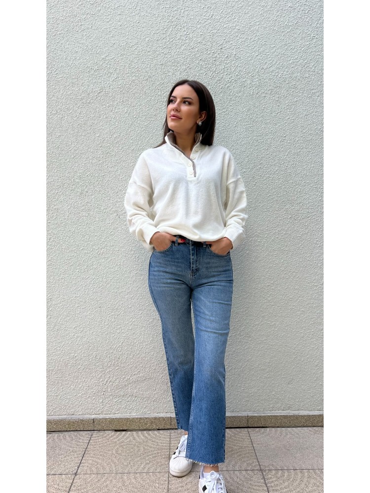 Zara Kesik Paça Jean Pantolon