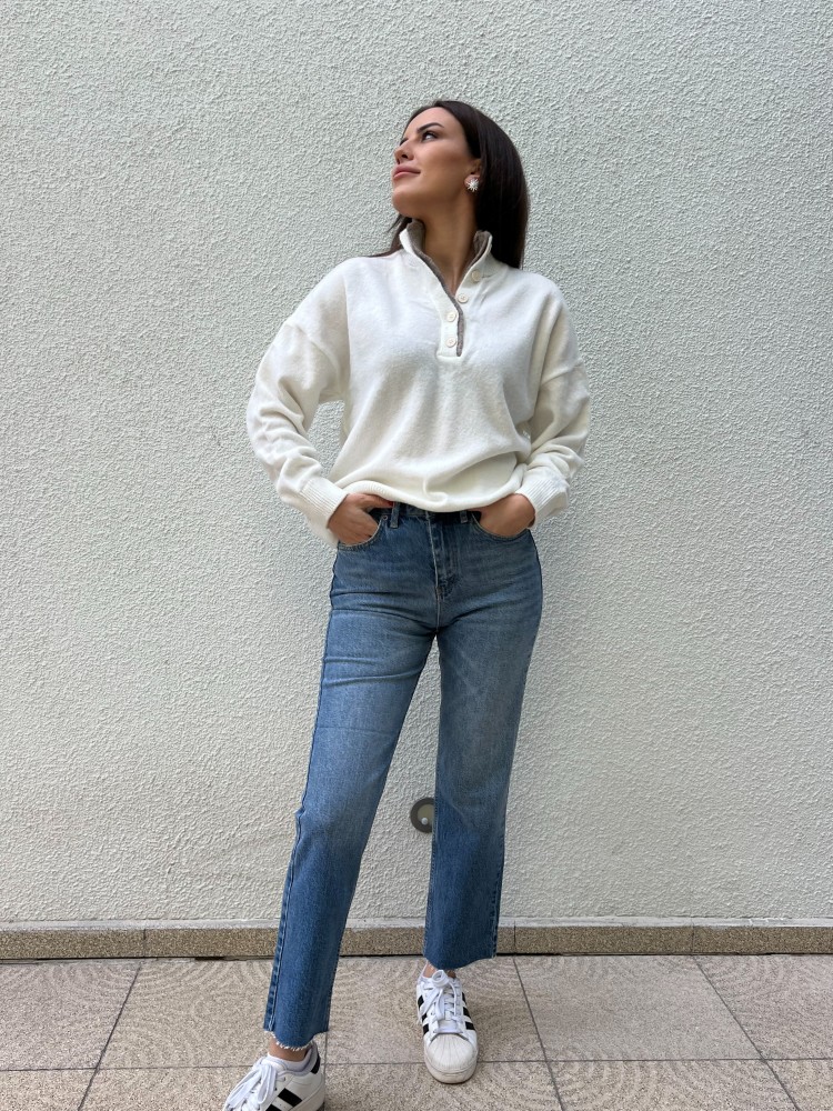 Zara Kesik Paça Jean Pantolon