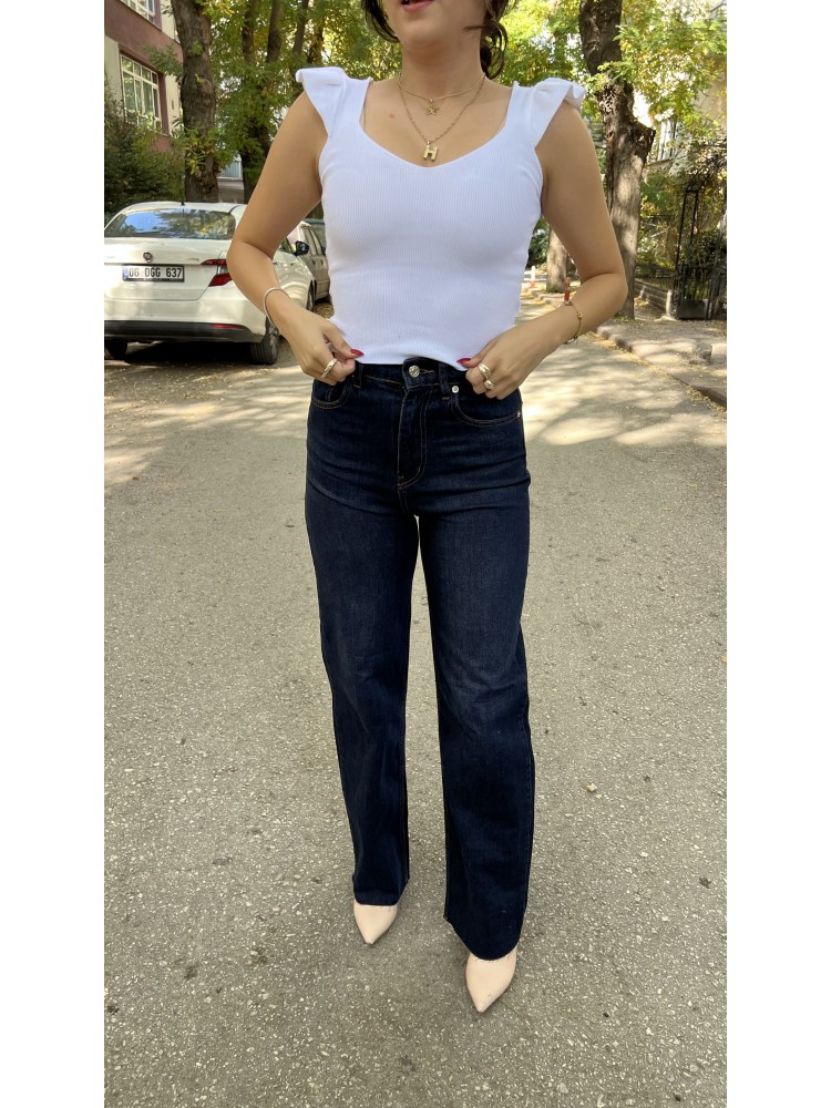 Premium Kalite Lacivert Zara Orijinal Marka  Jean Pantolon