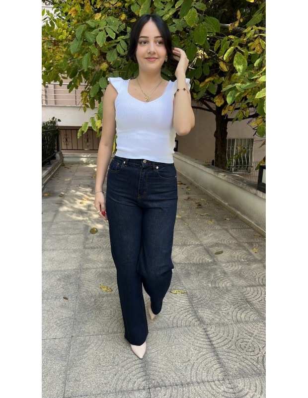 Premium Kalite Lacivert Zara Orijinal Marka  Jean Pantolon