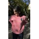 Pembe Orijinal Marka Nakış Ayıcık Detaylı Sweatshirt